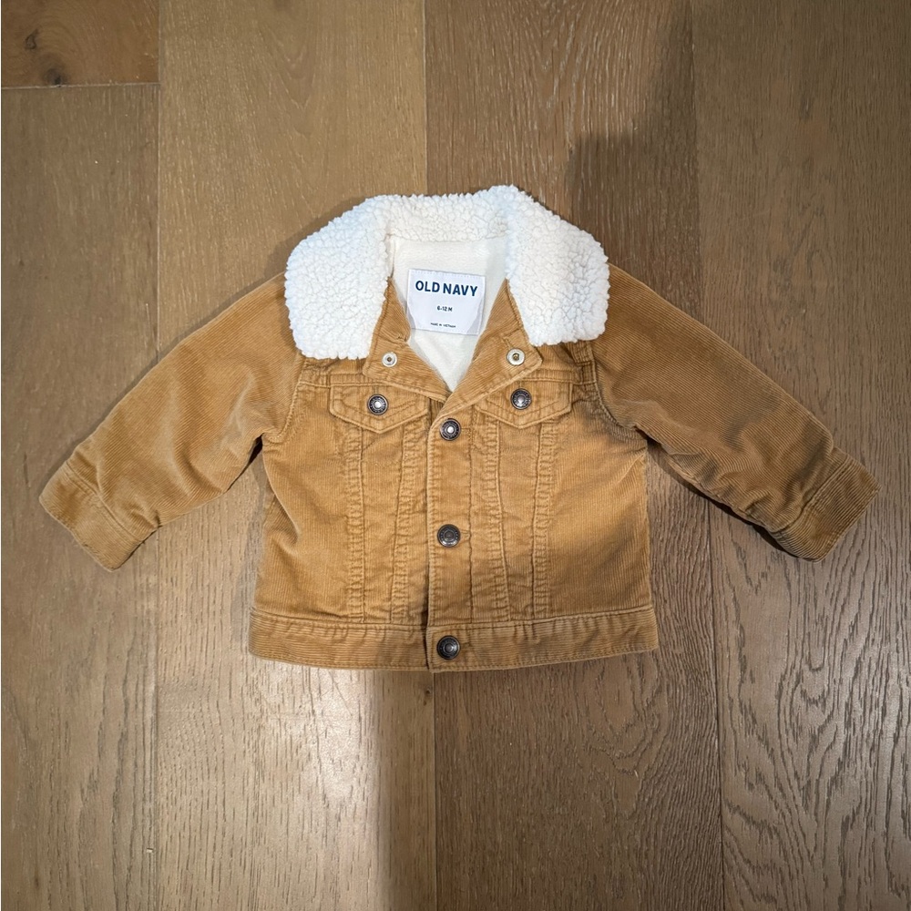 Old Navy Corduroy Jacket with Sherpa Lining
